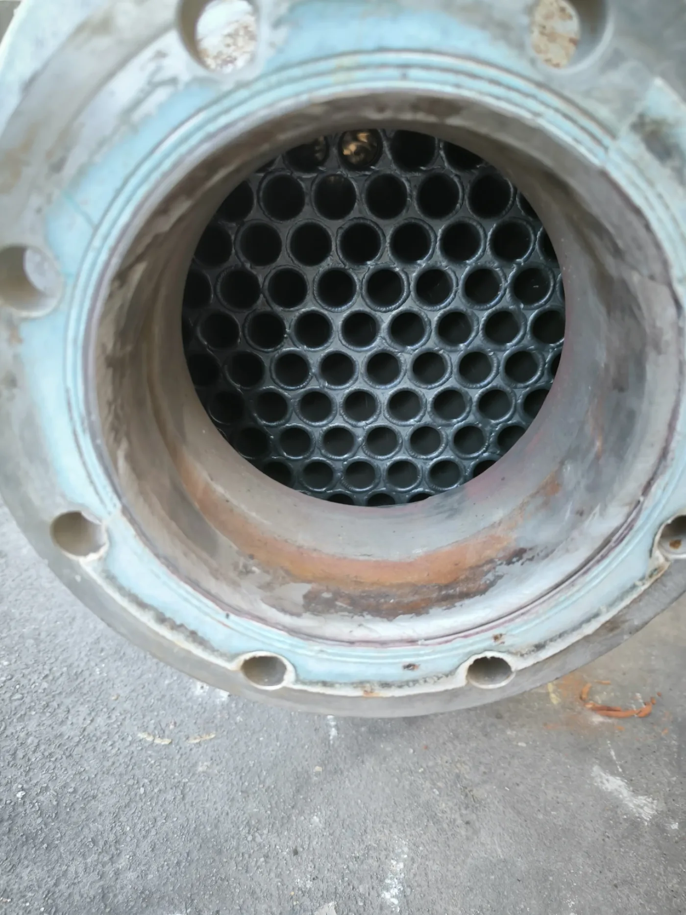 TUBULAR EXCHANGER IN STAINLESS STEEL 10.5 m2 - 4