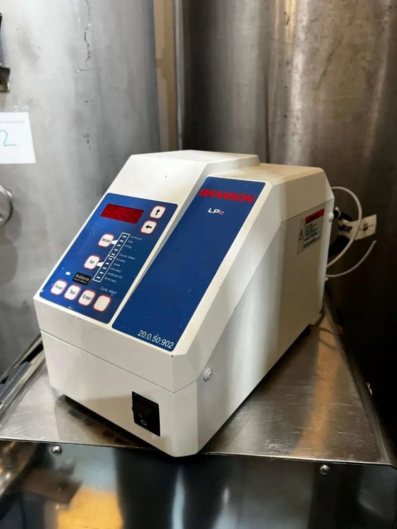 USED BRANSON 2000 LPe ULTRASOUND HOMOGENIZER