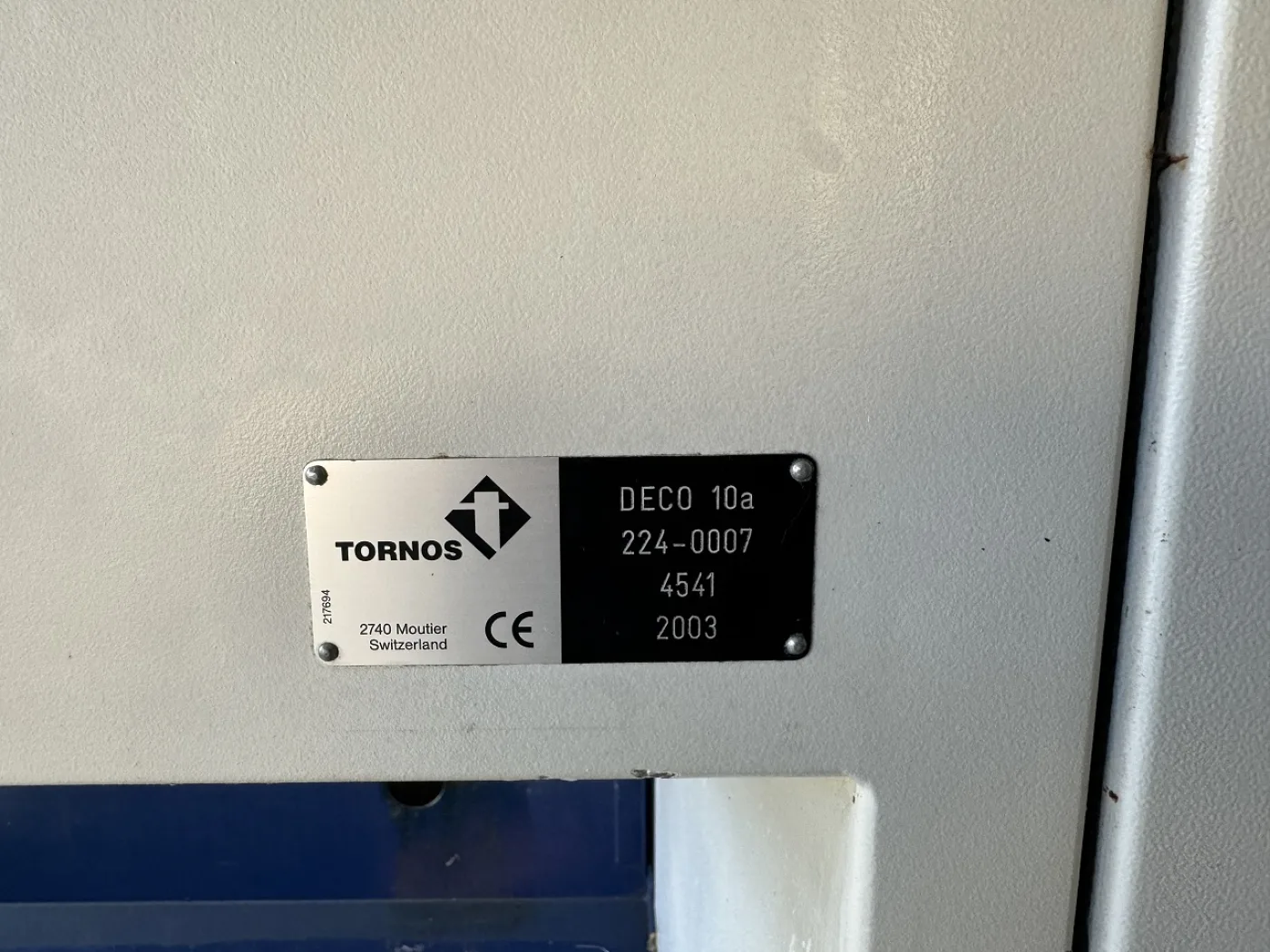 TOUR AUTOMATIQUE CNC TORNOS DECO 2000 – 10a - 7
