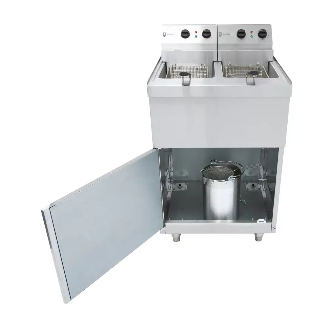 Parry Twin Tank Twin Basket Free Standing Electric Fryer NPDPF6 - islandcatering - 5