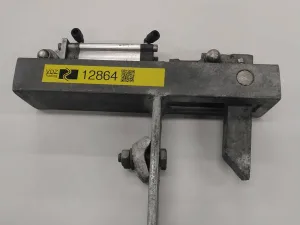 Tube rail stop pneumatic