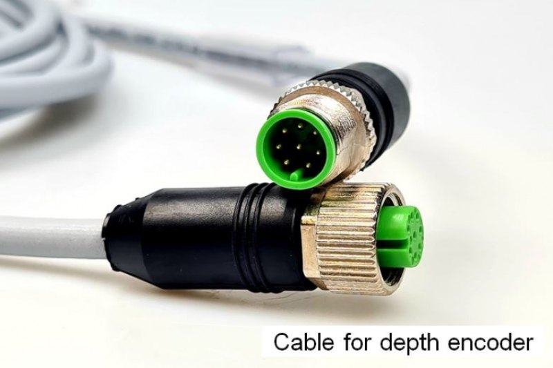Cable for depth encoder