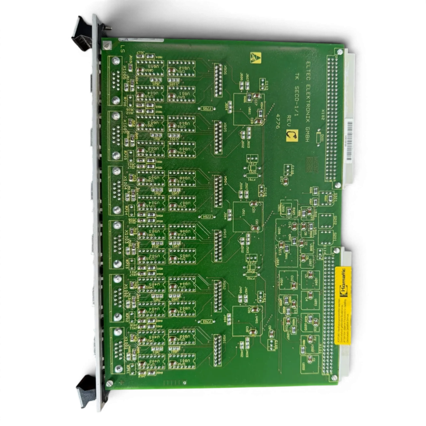 HOMAG ELTEC SECO 6xRS232 VME-BUS IO Karte 2-083-03-0202 für HOMAG BAZ BOF 32 41 - 3