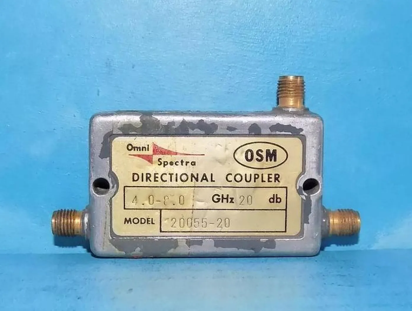 Omni Spectra 20055-20 Directional Coupler 4-8GHz 20dB - 1