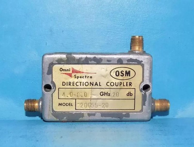 Omni Spectra 20055-20 Directional Coupler 4-8GHz 20dB