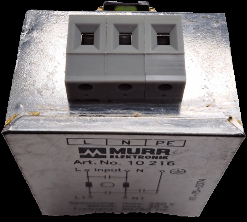 Murr-Electronic Line Filter 20 A 250 VAC / 10216