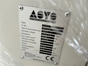 ASYS AMS03D line unloader, vintage 2015