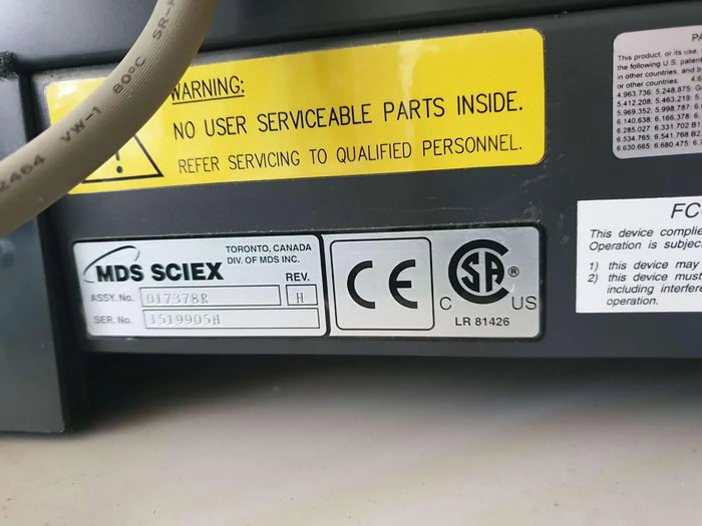 Applied Biosystems API 2000 MDS SCIEX LC/MS/MS - 4