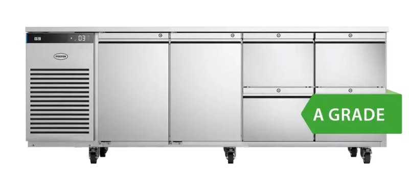 Foster EP1/4H/43-312 EcoPro G3 2 Door & 4 Drawer Refrigerated Counter 585 Litres - islandcatering