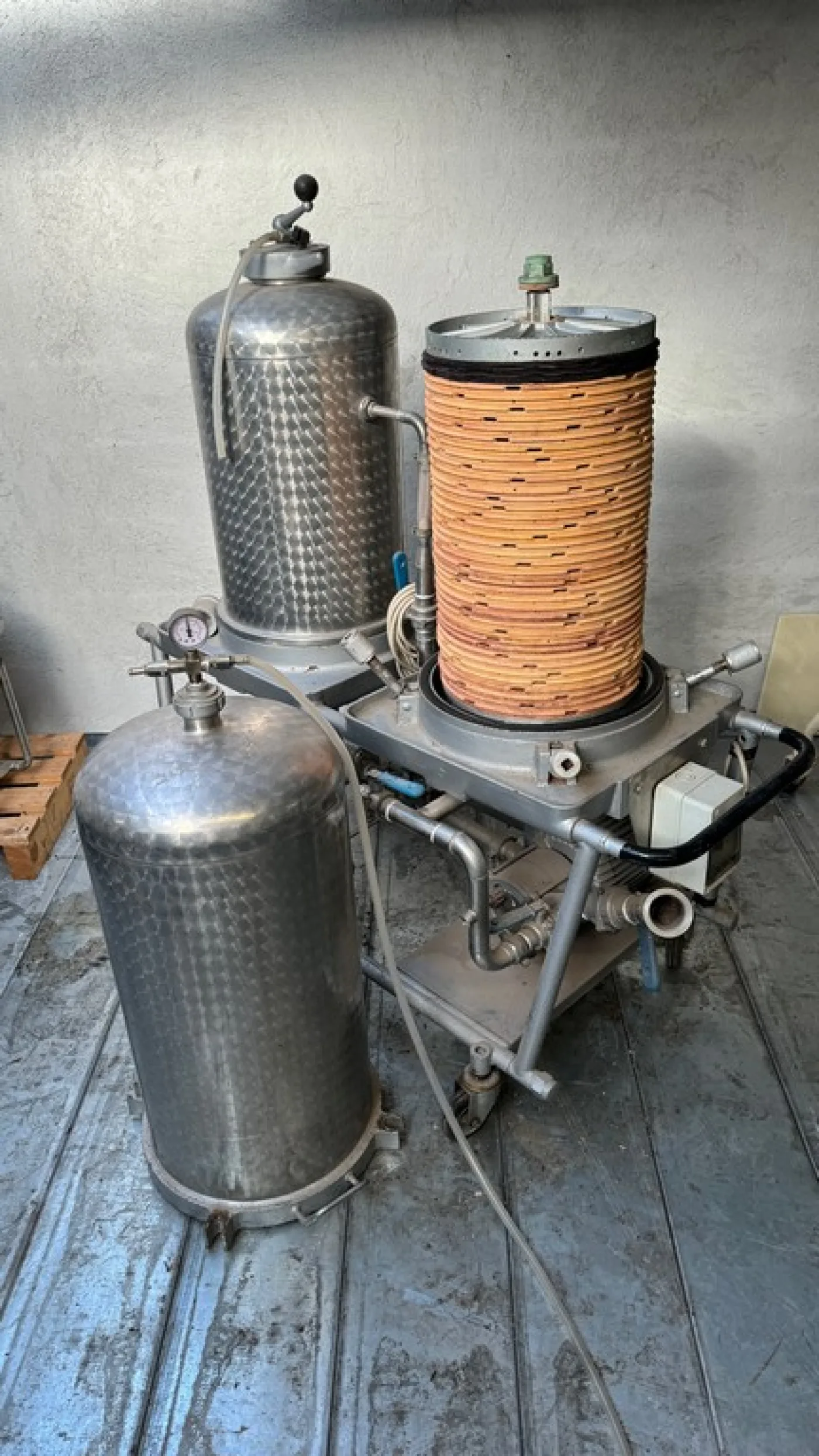 FILTER BRAND GIANAZZA WITH HORIZONTAL 36 PLASTIC PLATES, SECOND-HAND EQUIPMENT - 5