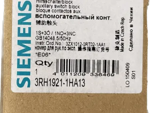 Siemens Hilfsschalterblock 3RH1921-1HA13