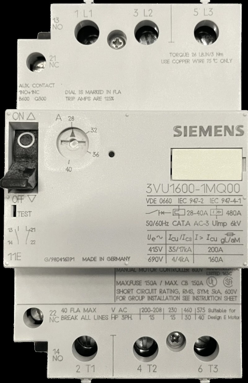 Siemens 3VU1600-1MQ00