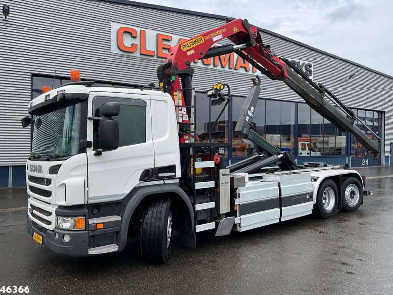 Scania P 340 CNG Euro 6 Palfinger 26 Tonmeter laadkraan Just 255.592 km!