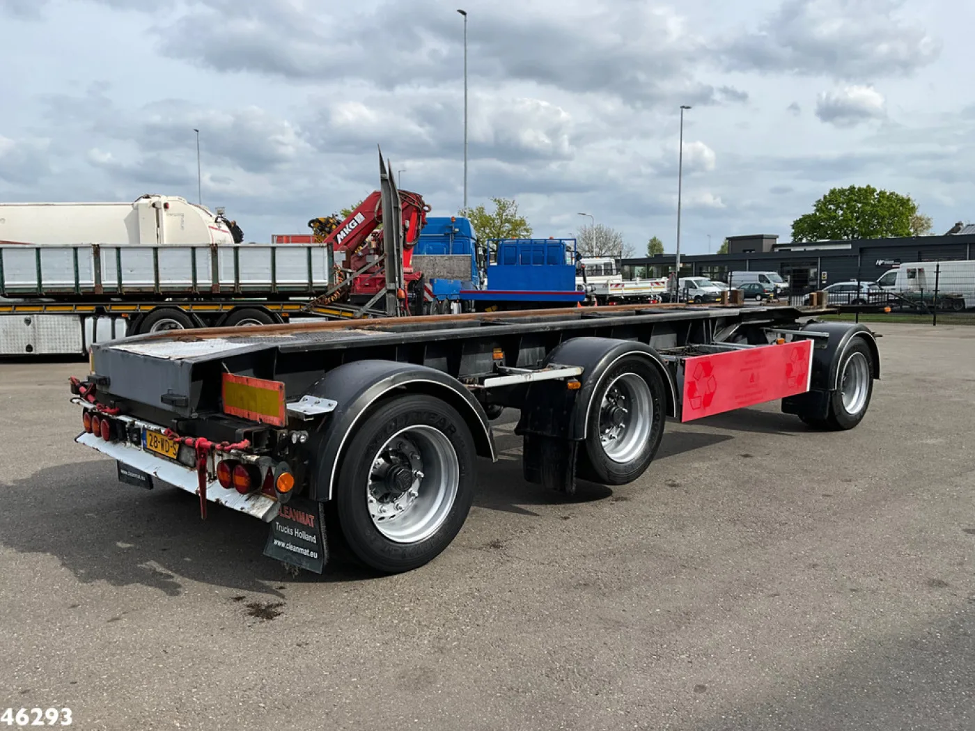 Van Hool 3-assige containeraanhangwagen - 3