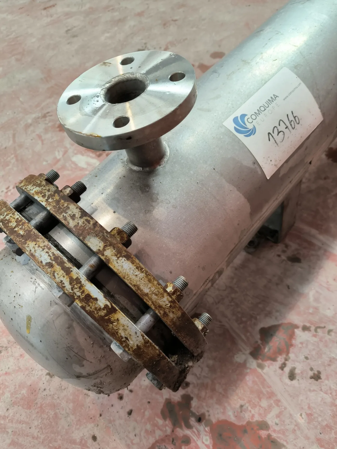 STAINLESS STEEL TUBULAR HEAT EXCHANGER 5.5 M² - 6