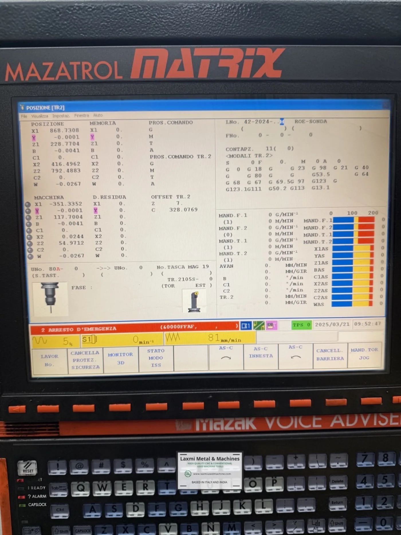 CNC TURNING CENTER, MAZAK - INTEGREX 400IV - Laxmi Metal & Machines, Rohtak - 5
