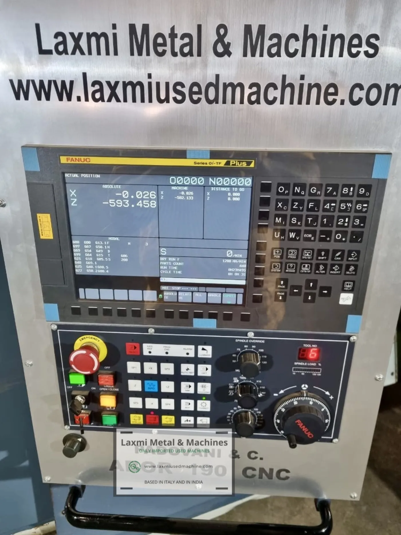CNC LATHE, PADOVANI (Italy) - LABOR 190 - Year 2024 - Laxmi Metal & Machines, Rohtak - 2