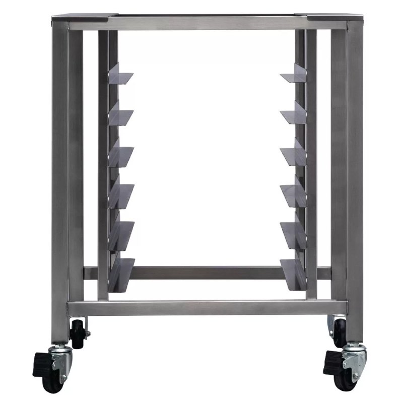 TurboFan Stainless Steel Stand with Castors and Swivel Lock SK32 - islandcatering