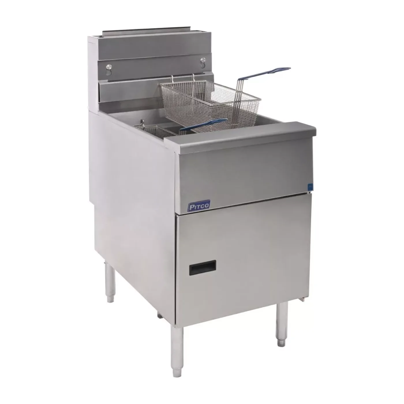 Pitco Twin Basket Single Tank Solstice Natural Gas Fryer SG18S - islandcatering - 8