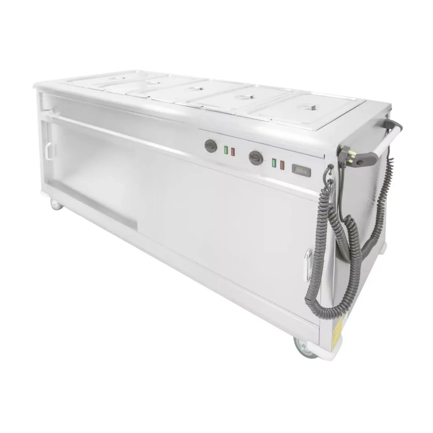 Parry Mobile Servery with Bain Marie Top MSB18 - islandcatering - 2