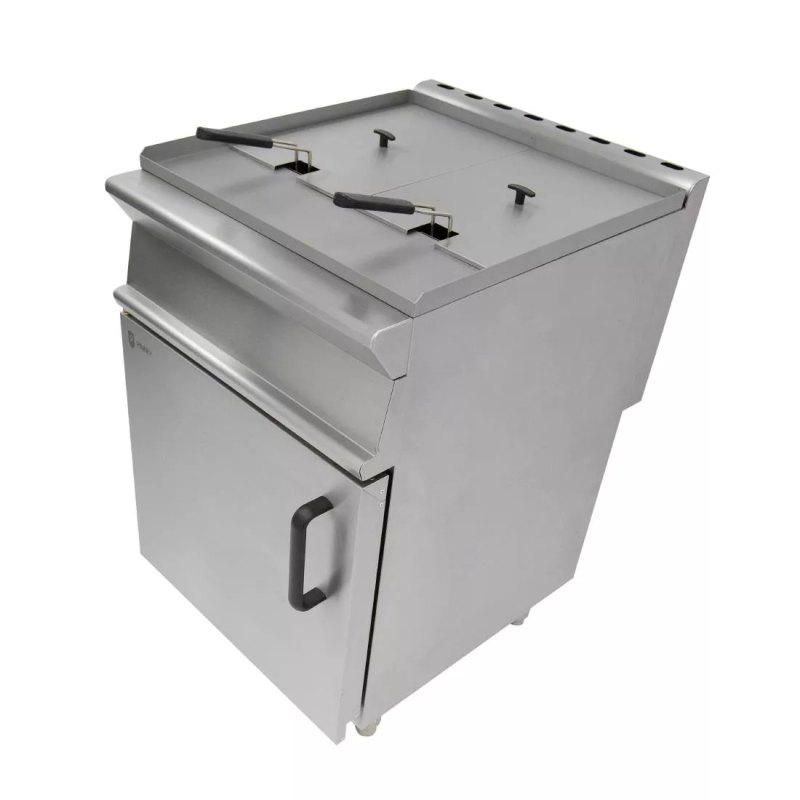 Parry Twin Tank Twin Basket Free Standing Propane Gas Fryer PDGF - islandcatering
