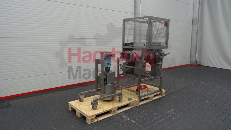 Aluminium through with augers and outfeed lobe pump, Benhil / Waukesha 034