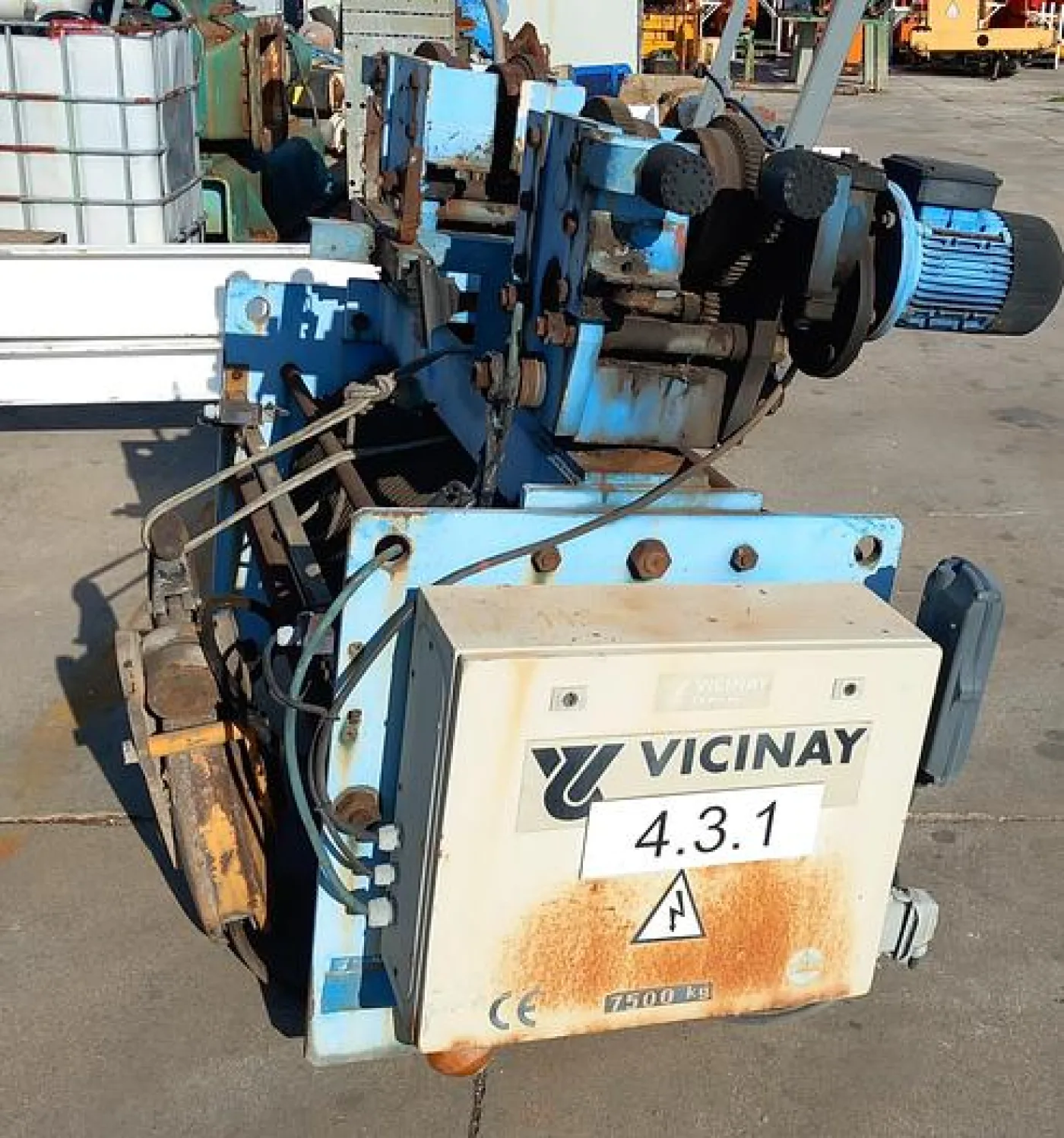 Guincho VICINAY de 7,5 ton para monoviga - 1