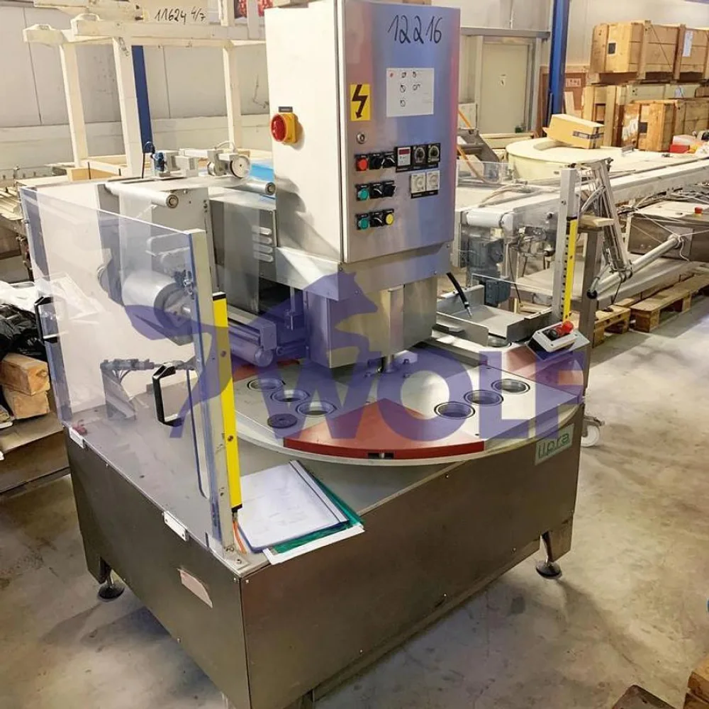 Siegelmaschine ILPRA,Italy Type Foodpack 800 - zum Verschließen von Kunststoffbechern.
