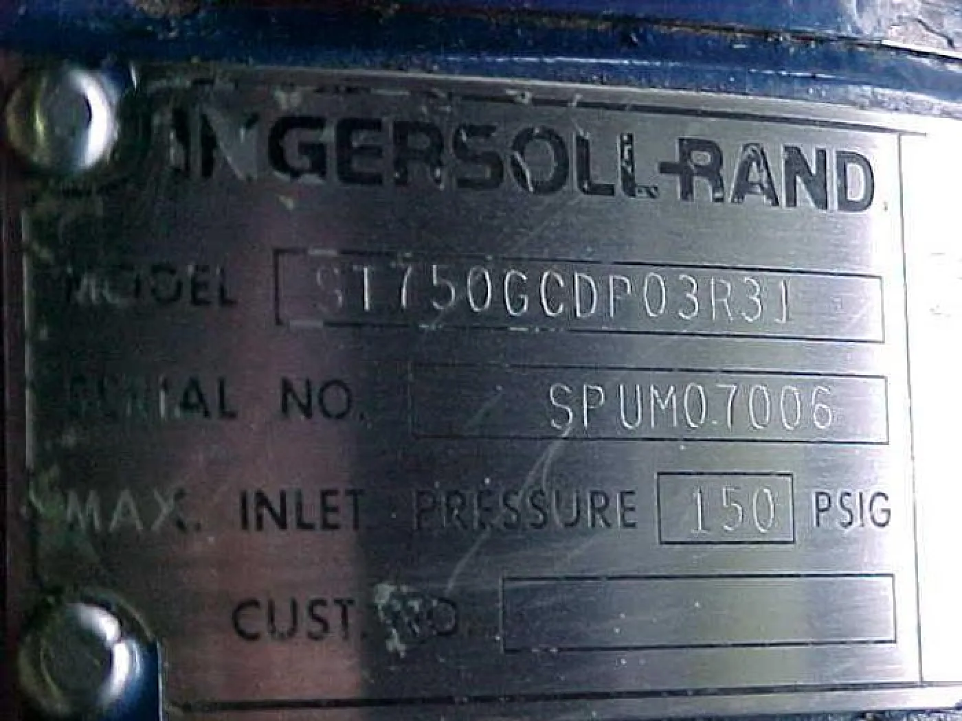 INGERSOLL RAND AIRSTARTER ST750GCDP03R31 - 4