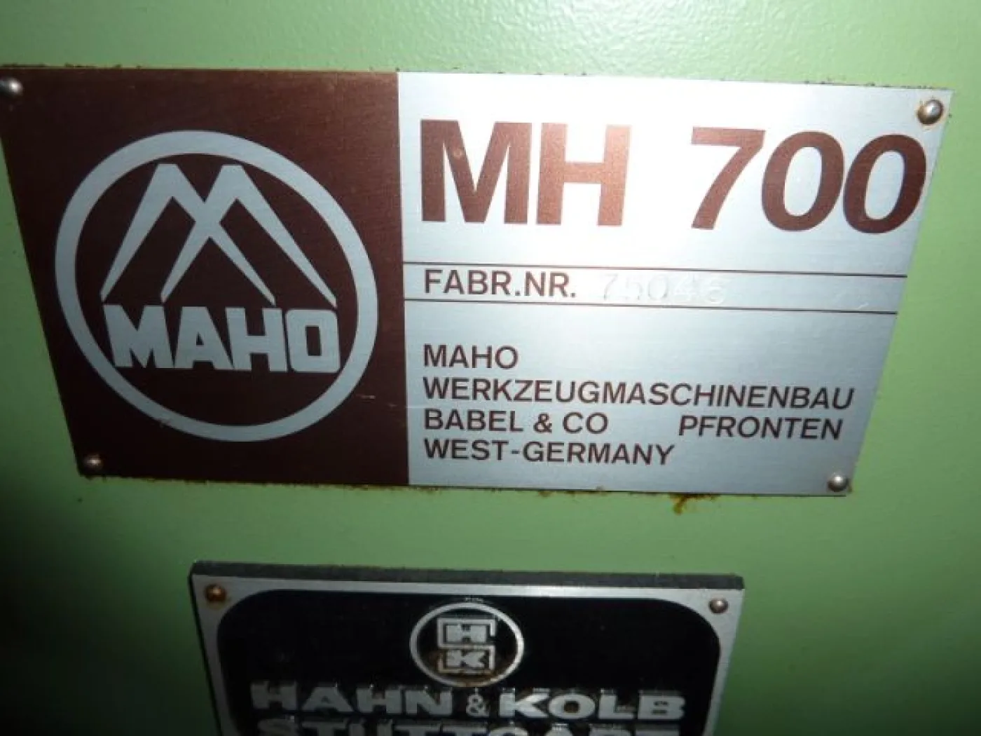 MH C 700 (K) MAHO 1977 - 4