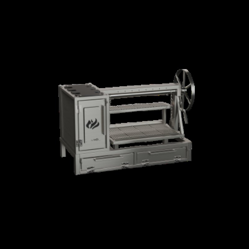 Scheer Parrilla 693-2, 1200mm Stainless Steel Grill - islandcatering