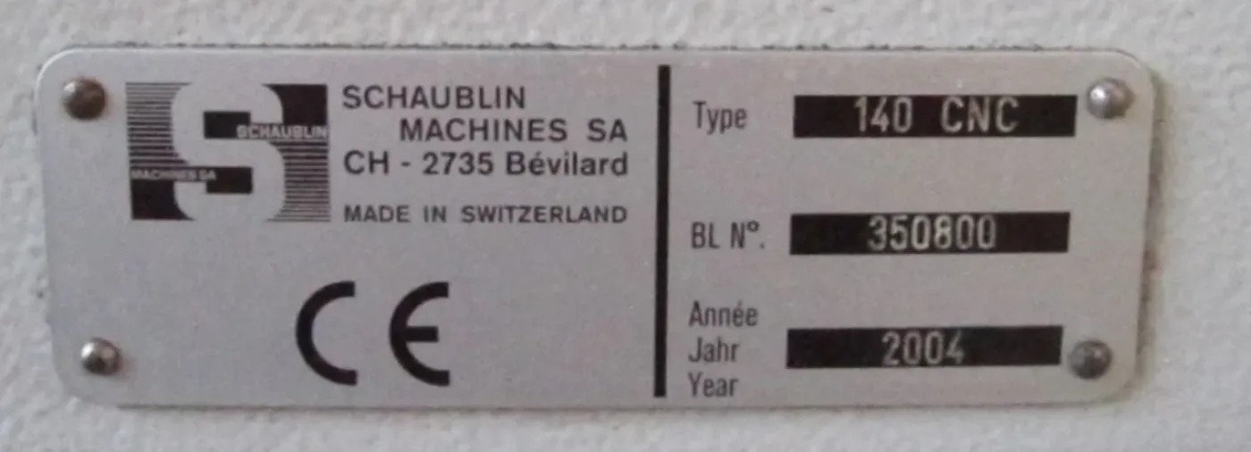 019877 - SCHAUBLIN 140 CNC - 6