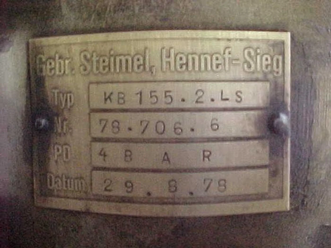 1978 STEIMEL WATERPUMP KB 155-2LS - 5