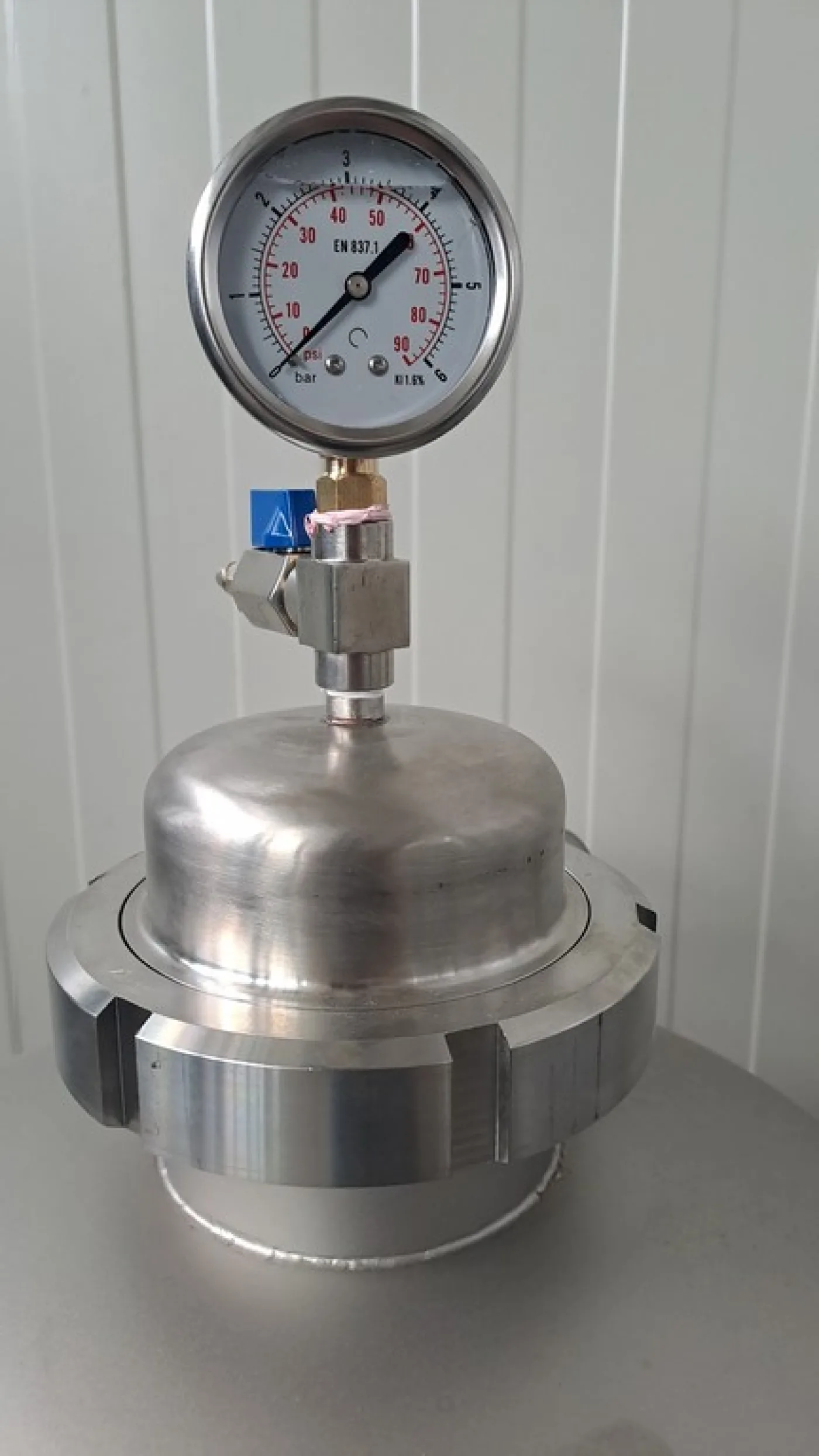 STAINLESS STEEL PRESSURE TANK / CYLINDER / NOURISHER, SECOND-HAND EQUIPMENT - 1