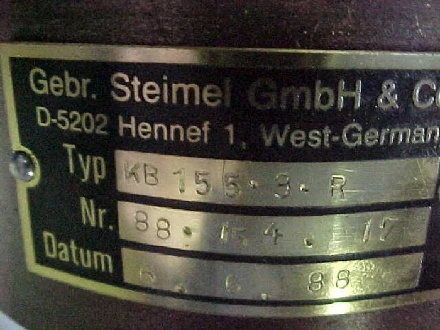 1988 STEIMEL WATERPUMP KB 155-3R - 5