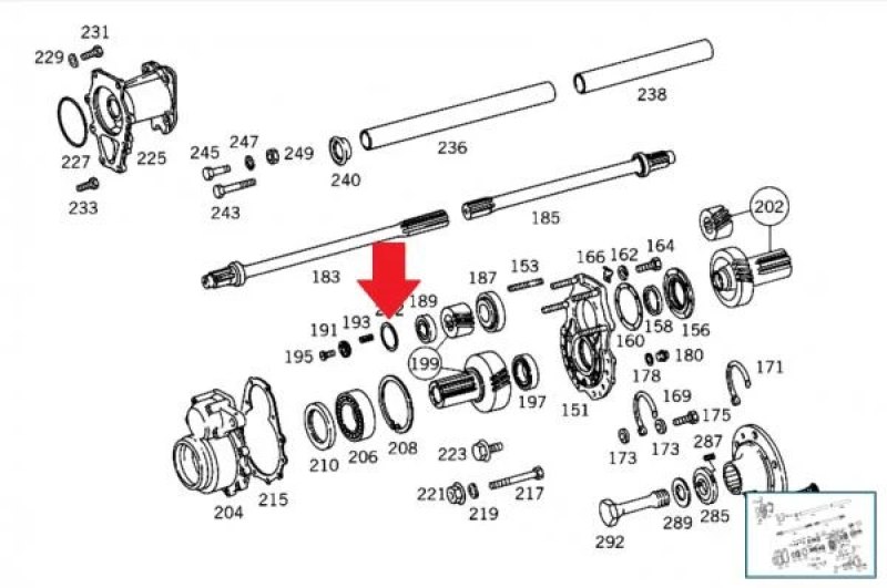 Spacer vertragingskast 0,4MM