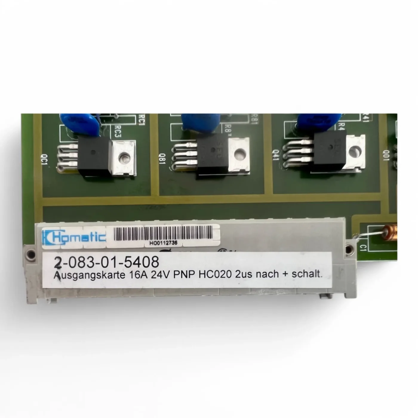HOMAG Homatic Ausgangskarte 16A 24V PNP HC020 Art. 2-083-01-5408 Nr. H00112736 BAZ BOF - 6