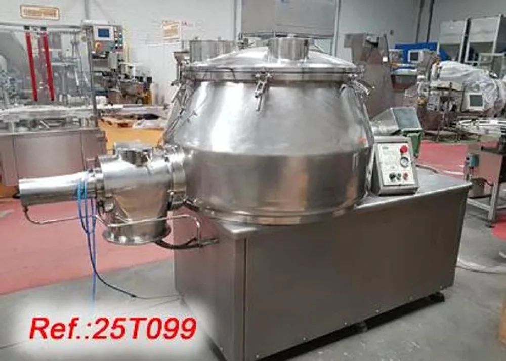 GRANULADOR "GLATT LABORTECNIC" DE 500L DE ACERO INOXIDABLE
