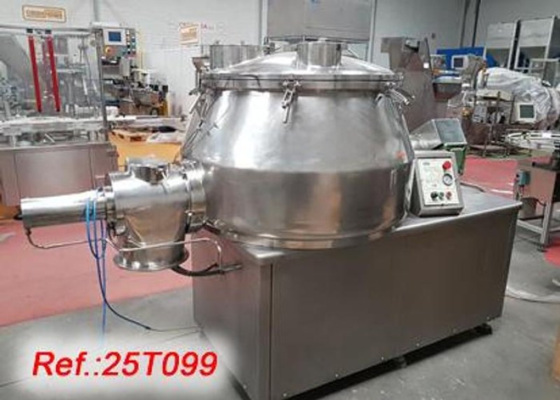 GRANULADOR "GLATT LABORTECNIC" DE 500L DE ACERO INOXIDABLE