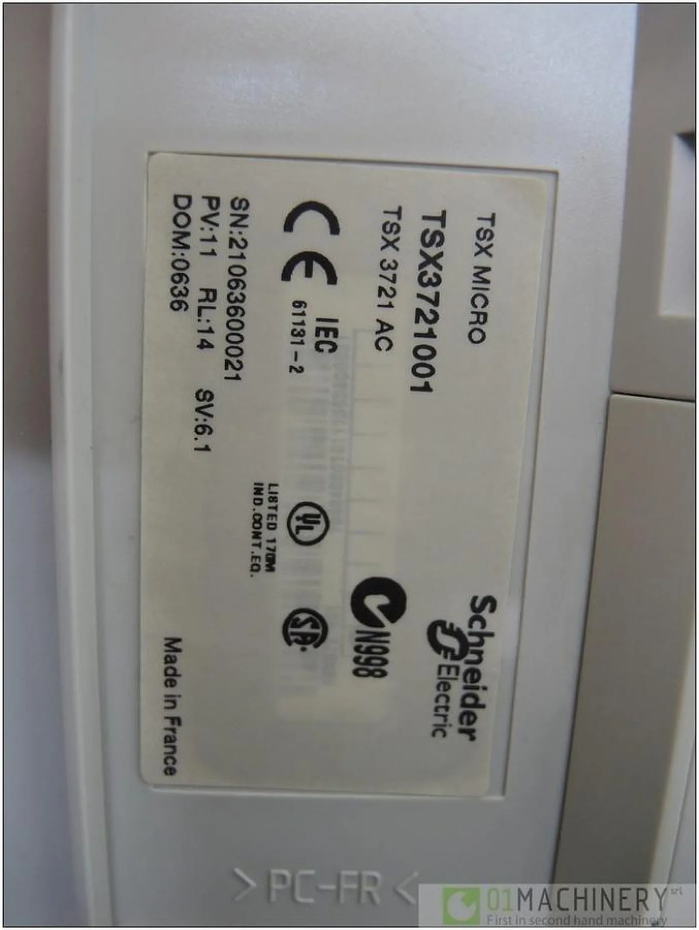 2006 TELEMECANIQUE TSX3721001 AI2506 - 7