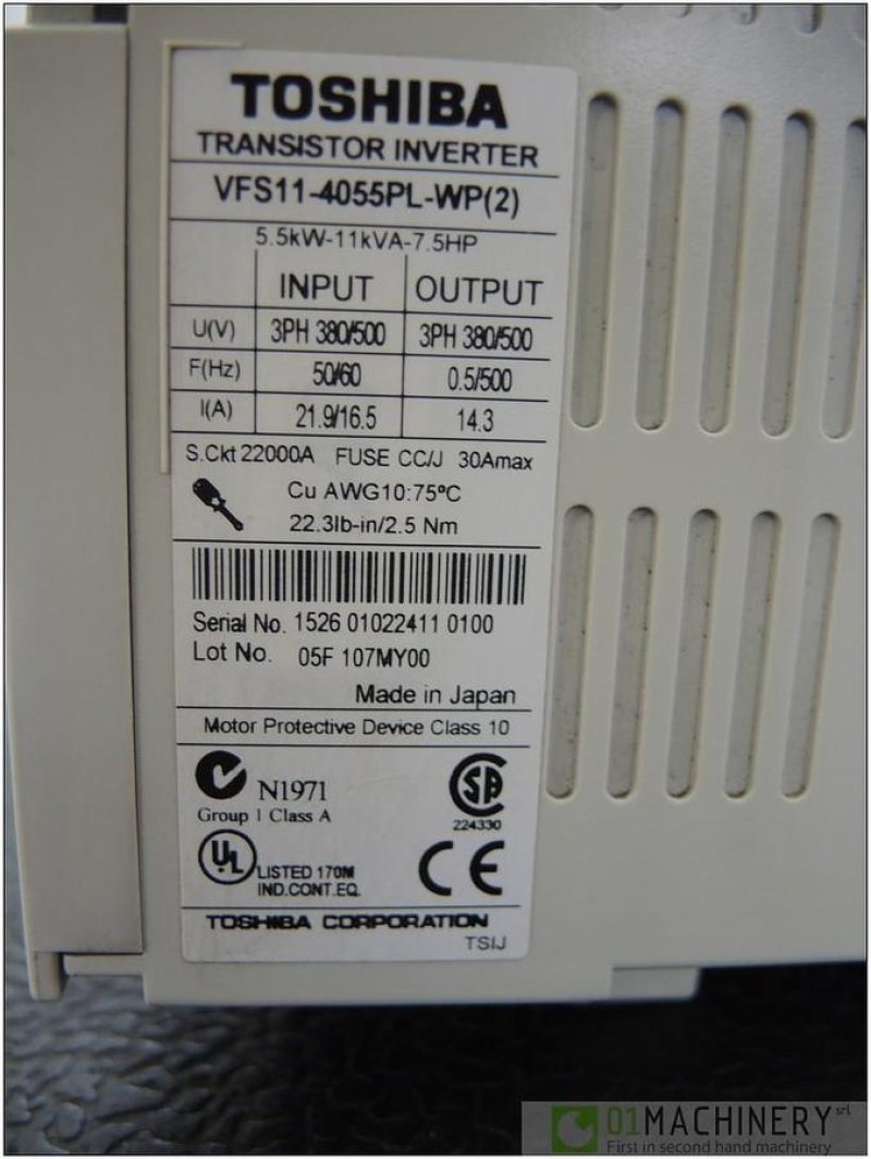 2005 TOSHIBA VFS11-4055PL-WP(2) AI2917