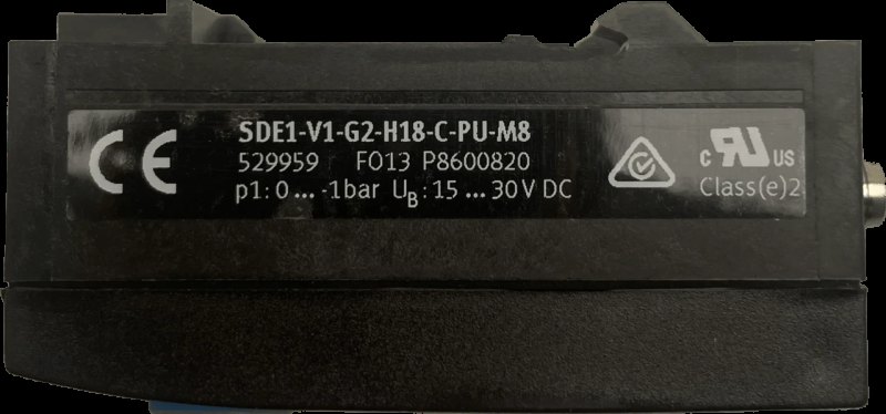 Festo Drucksensor SDE1-V1-G2-H18-C-PU-M8