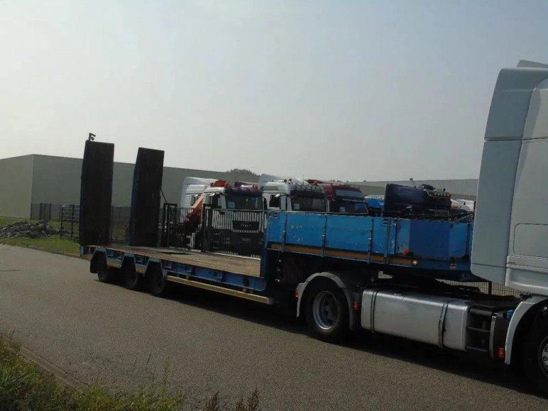 MOL DIEPLADER DIEPLADER ramps + 3x axle + steering