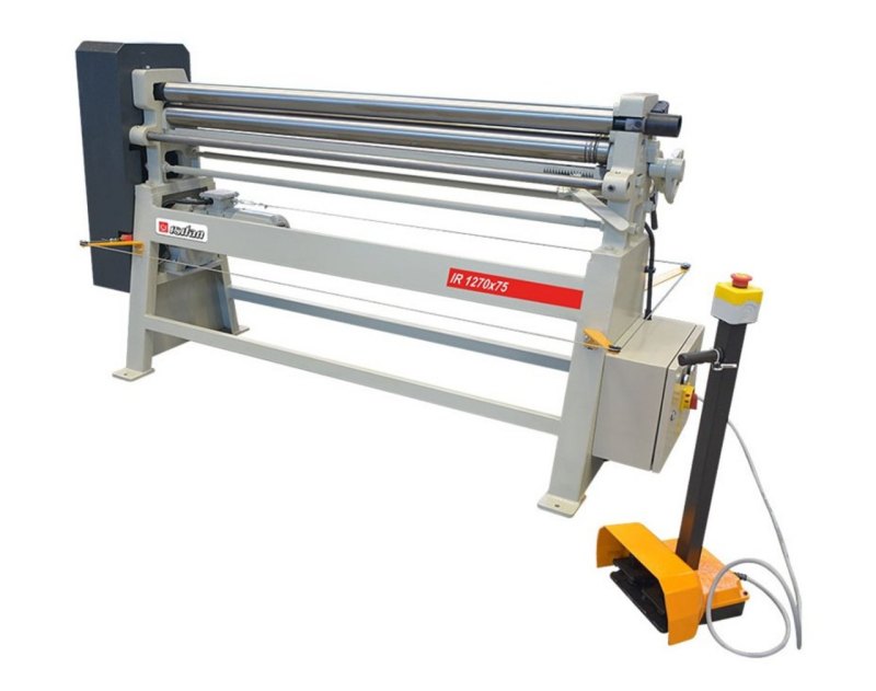Motorische 3-Walzen Blecheinrundbiegemaschine IR 1270 x 75