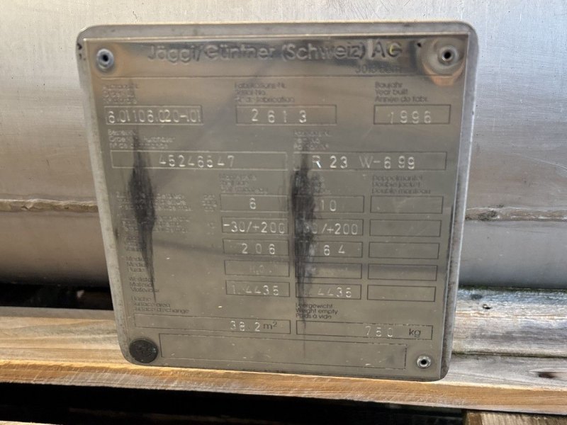 Jaeggi Bern 36,2 m2 - Shell and tube heat exchanger