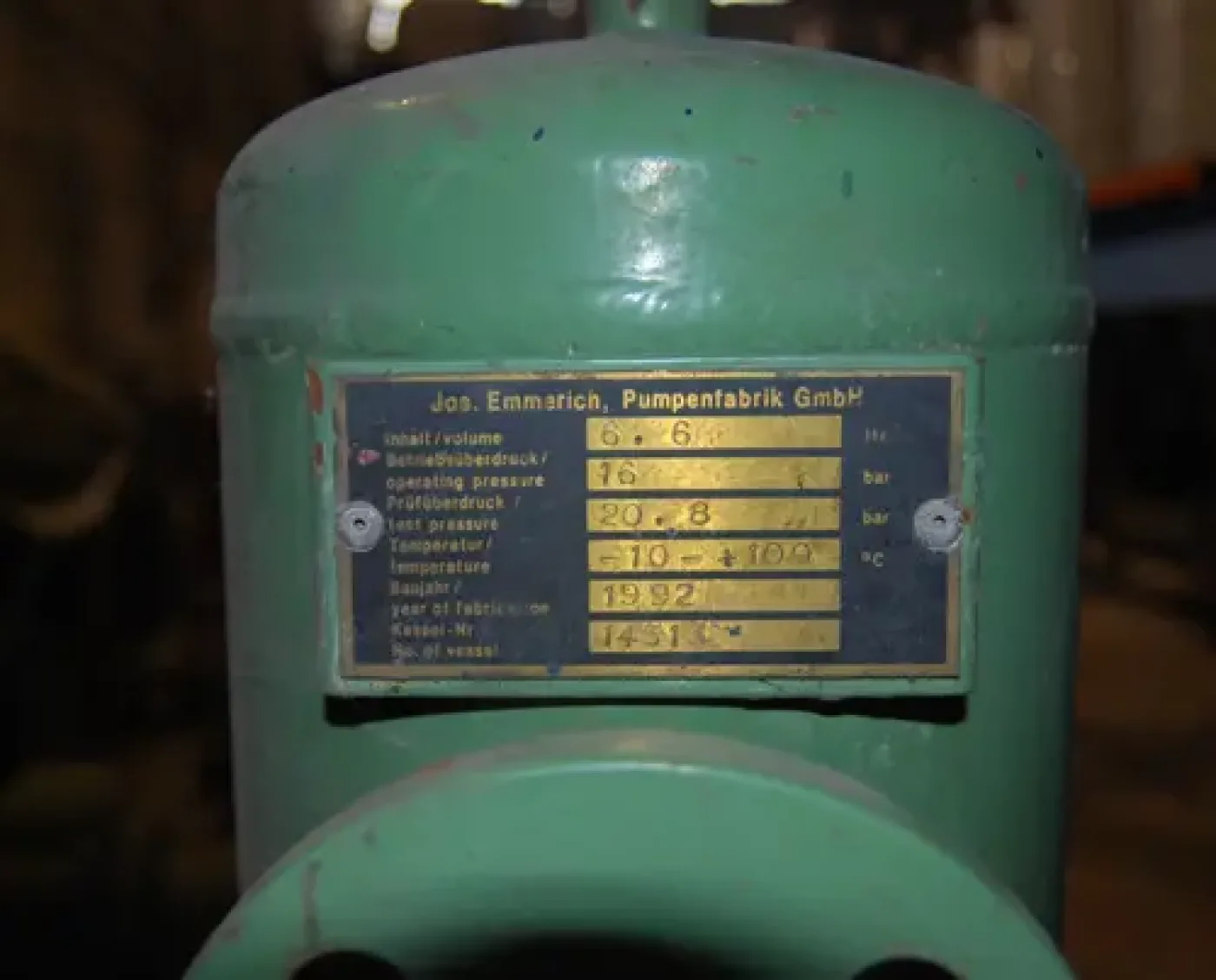 USED EMMERICH SP481 DIAPHRAGM PUMP - 6
