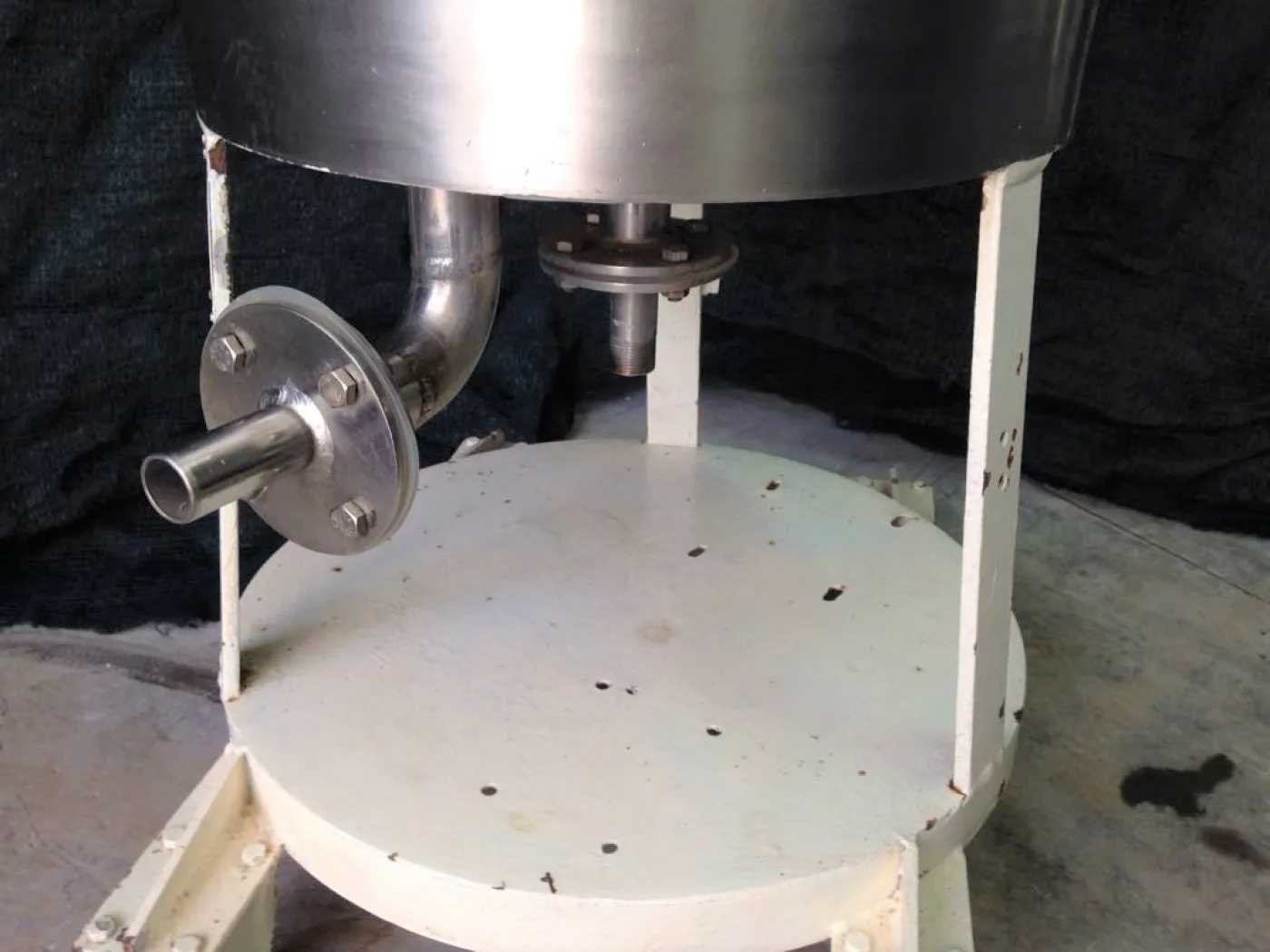 SERBATOIO CARRELLATO IN ACCIAIO INOX CON MANOMETRO - 5