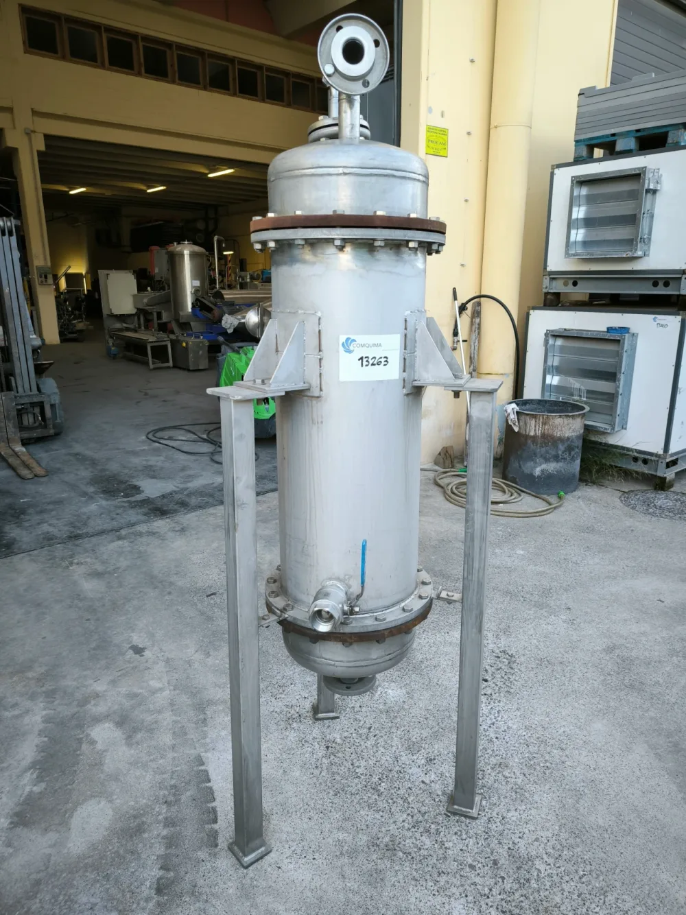 STAINLESS STEEL SINGLE-PLATE FILTER 0.1 M²