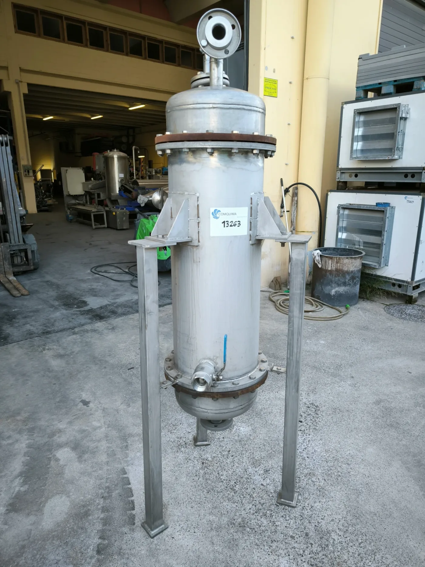 STAINLESS STEEL SINGLE-PLATE FILTER 0.1 M² - 1