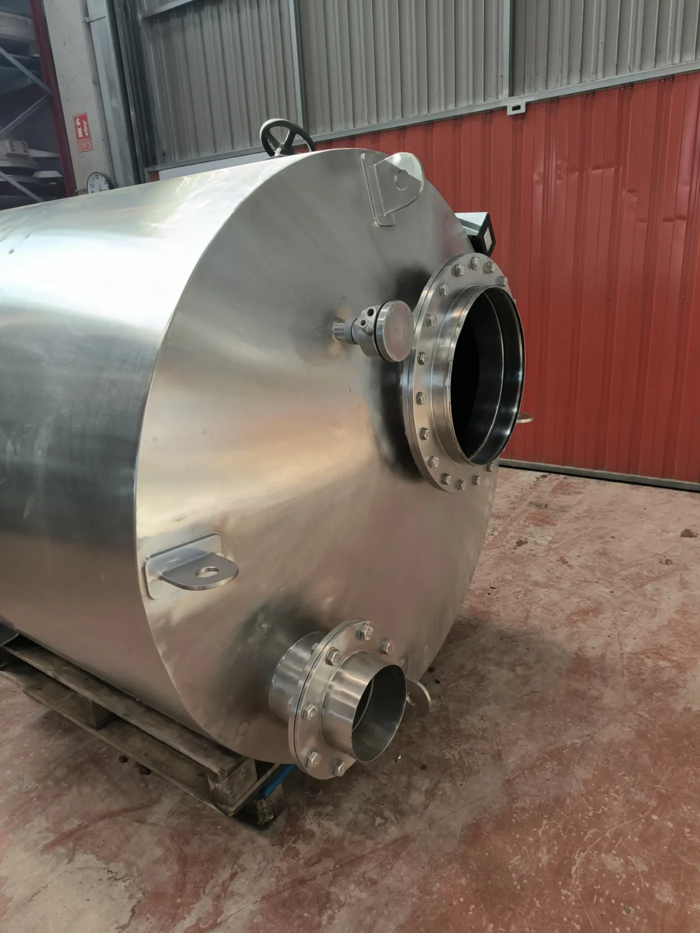 STAINLESS STEEL BUFFER HOPPER E.BACHILLER WITH ATEX AGITATOR - 7